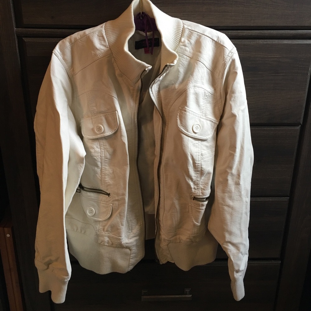 Faux Leather Jacket
